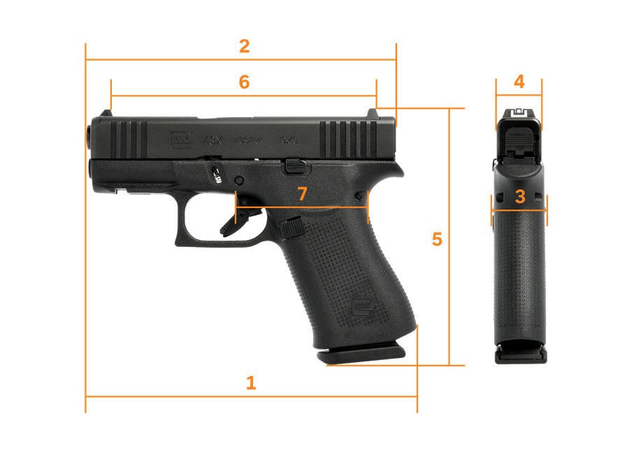 GLOCK G43X Rail
