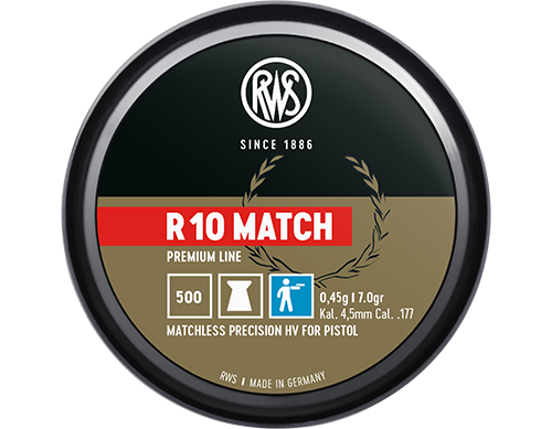 RWS R10 Match 0,45 g Ø 4,50 mm