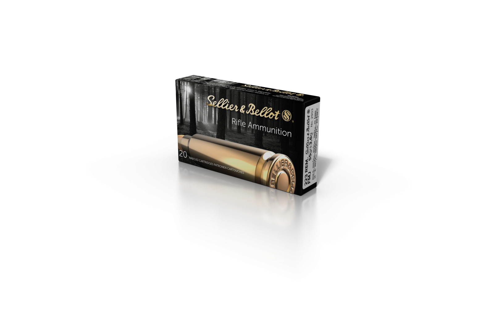 223 Rem. FMJ 55 grs
