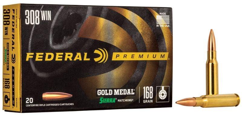 Gold Medal Sierra MatchKing 308 Win 168 Grain BTHP