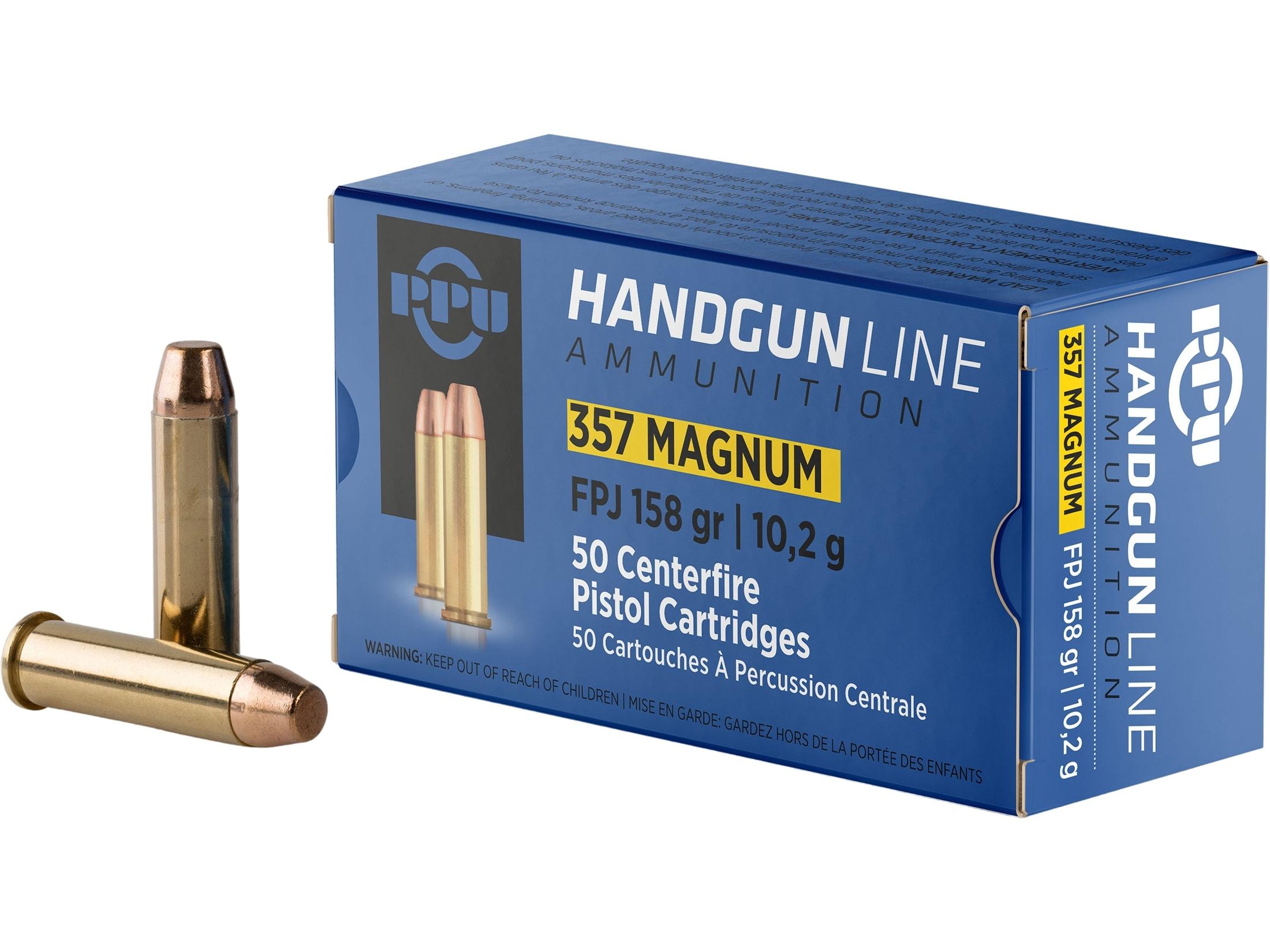 PPU .357 Magnum 158gr SJSP (Revolver)