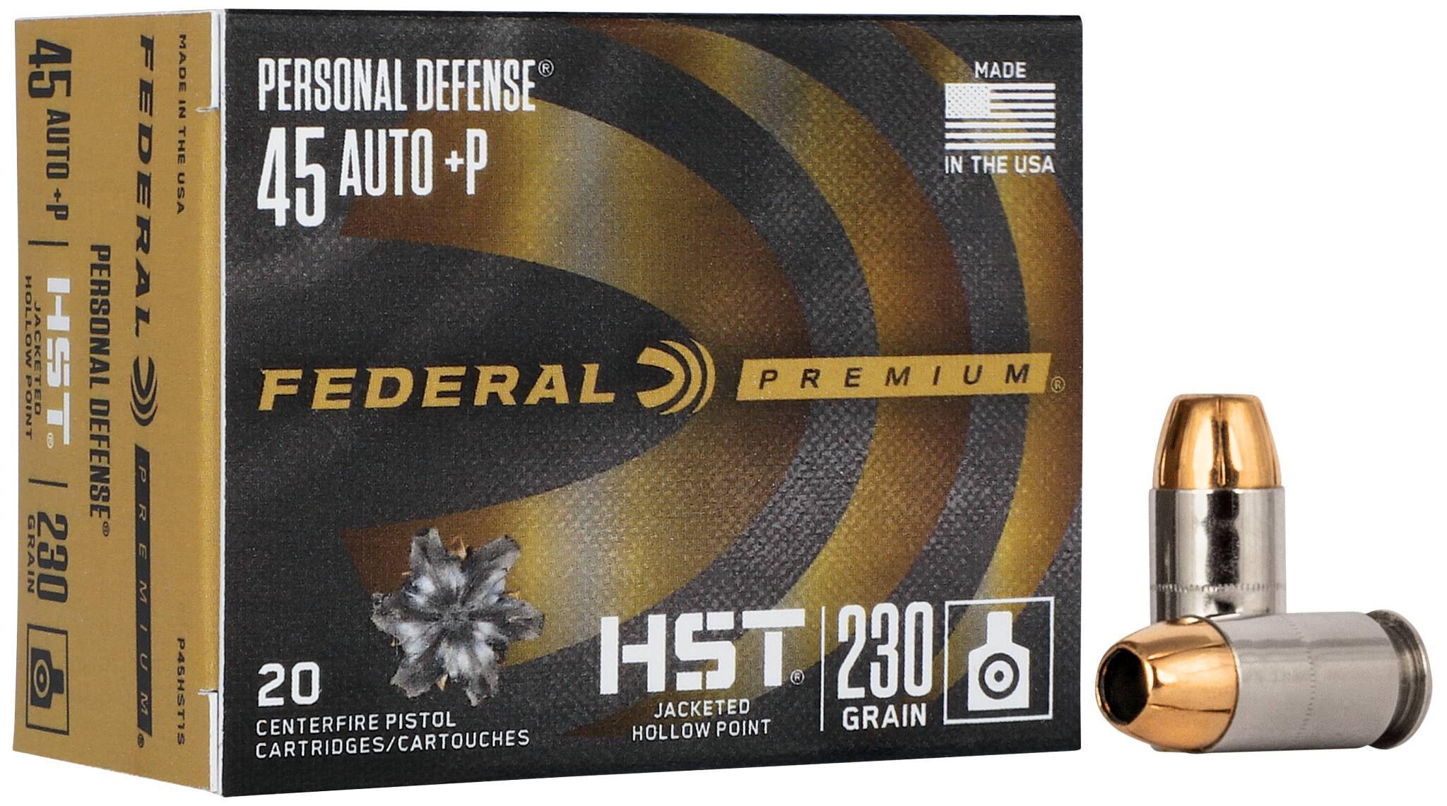 Federal Personal Defense HST 45 Auto +P 230gr