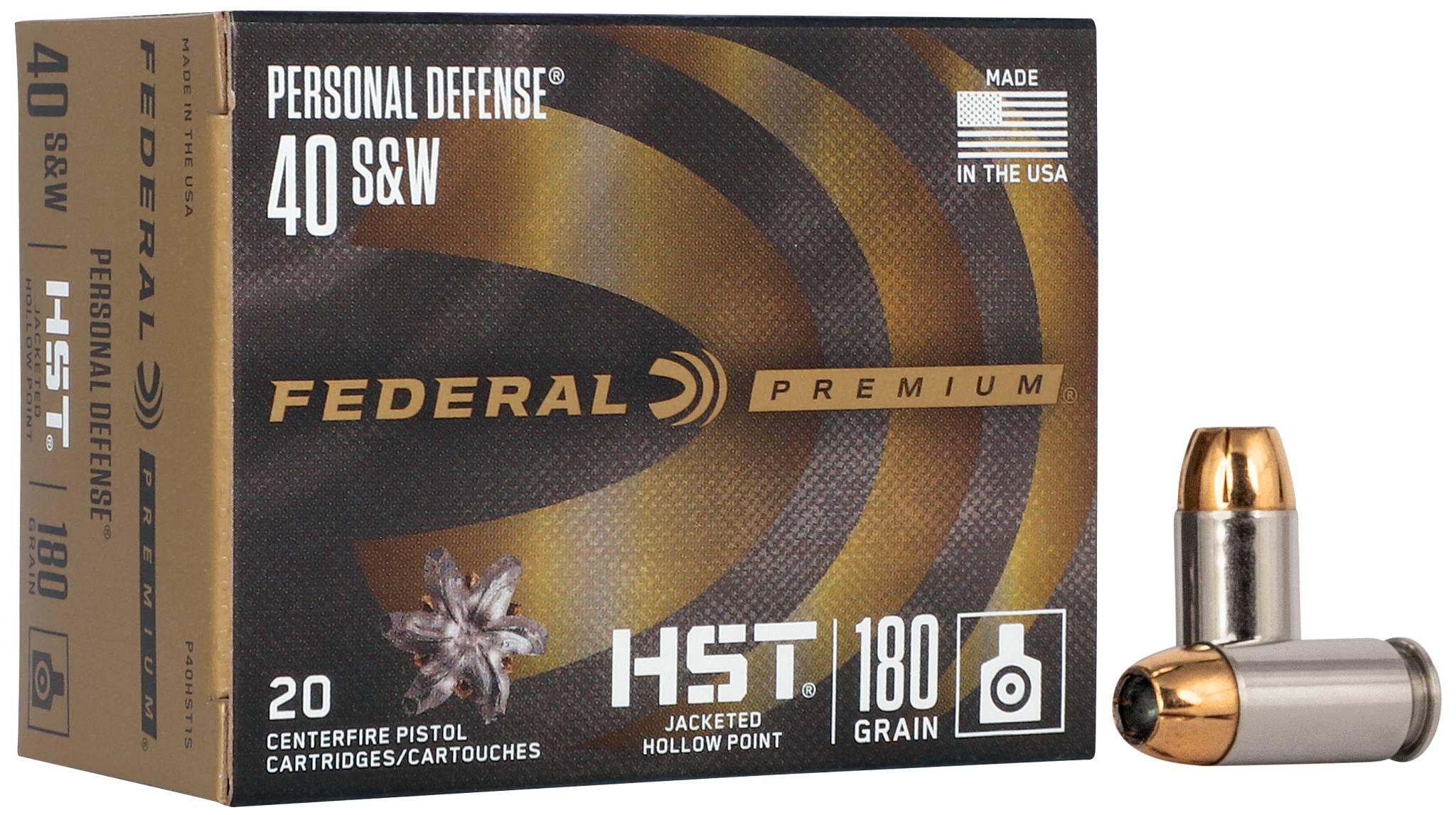 Federal Personal Defense HST 40 S&W 180gr