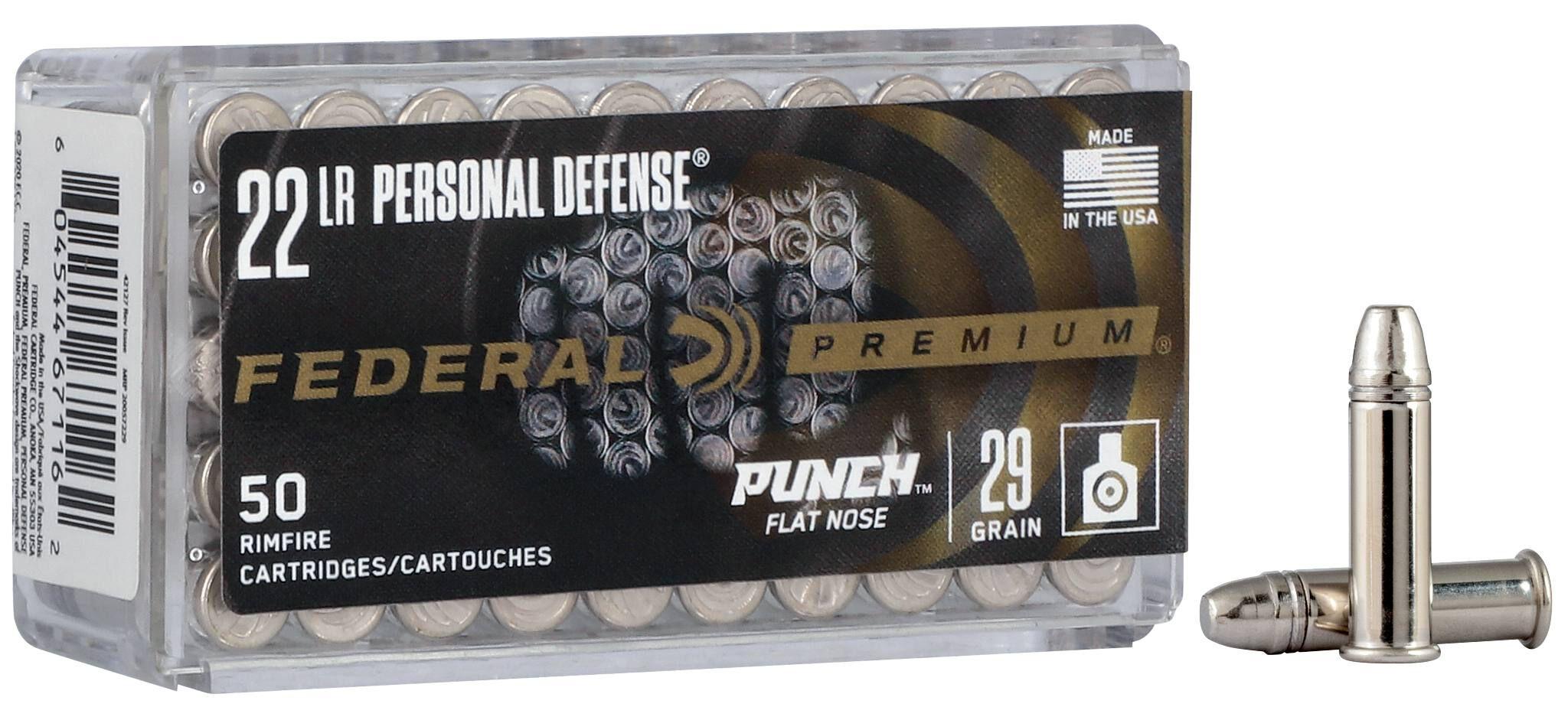Federal Personal Defense Punch Rimfire 22 LR 29gr