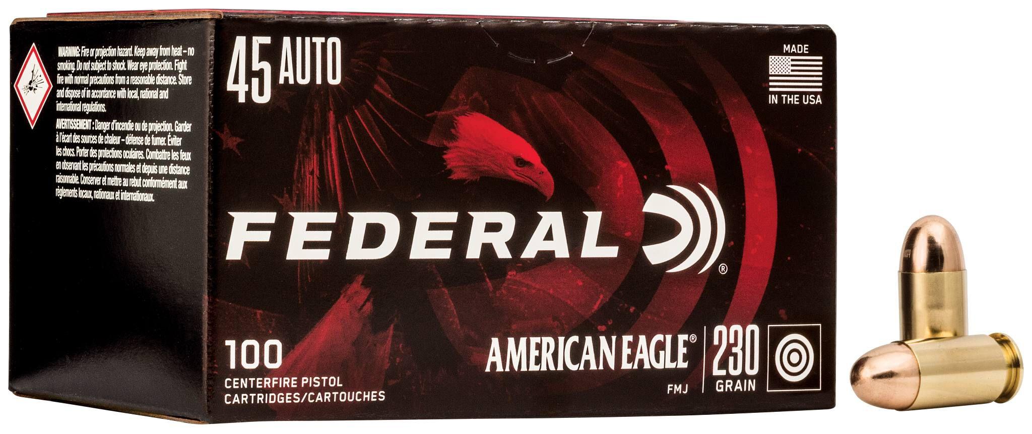 Federal American Eagle 45 Auto 230gr FMJ (100er)