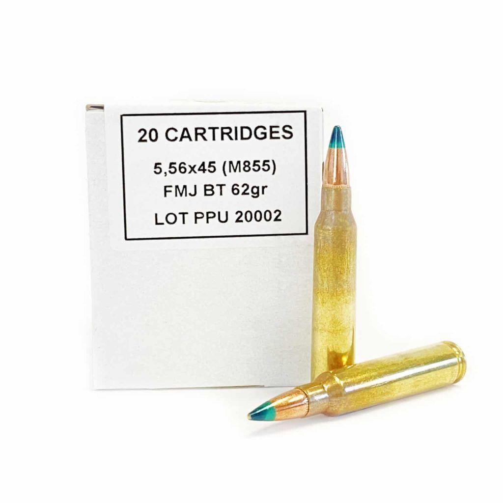 PPU 5.56x45mm M855 62gr FMJBT (SS109)