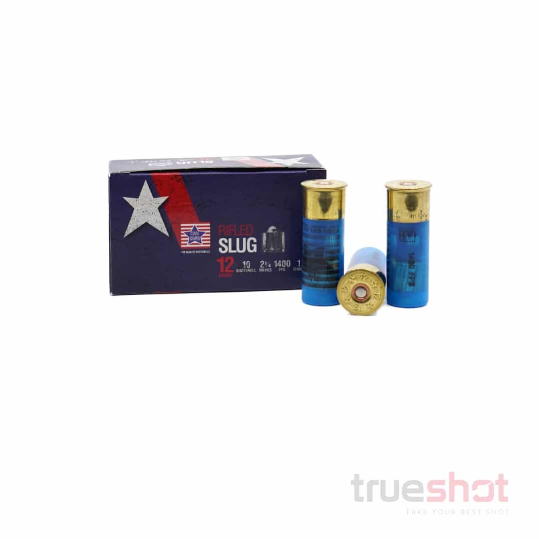 PPU 12 Gauge Stars & Stripes Rifled Slug 1oz