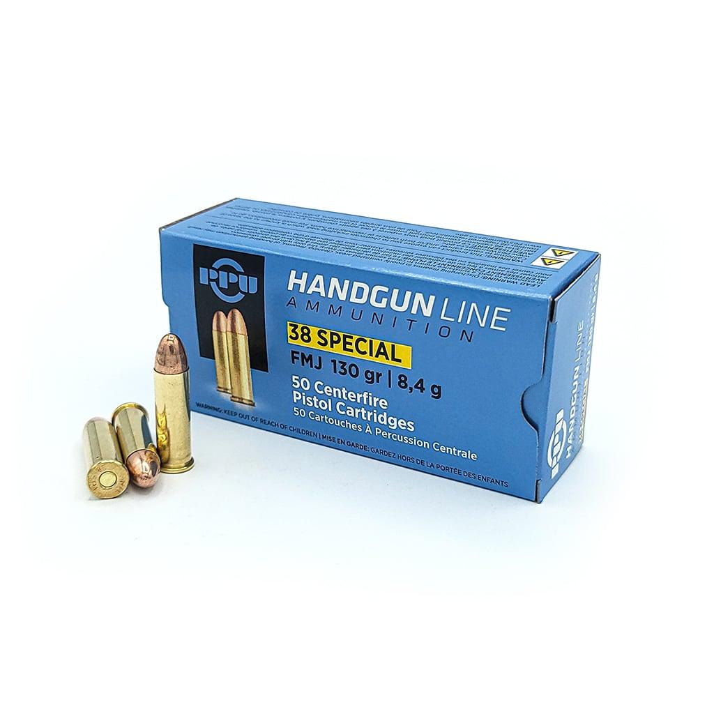 PPU .38 Special 130gr FMJ