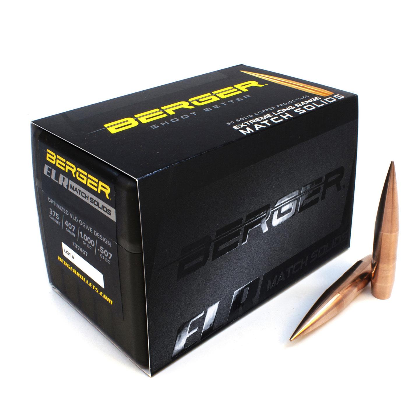 Berger Bullets ELR Match Solid .375