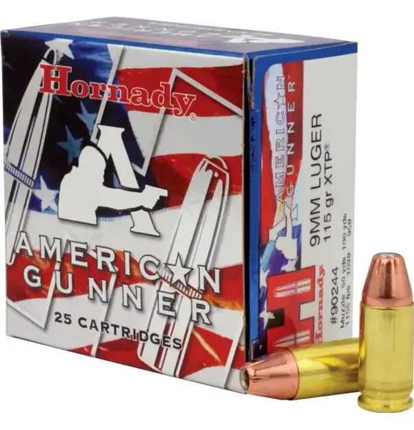 American Gunner 9mm Luger 115 gr XTP