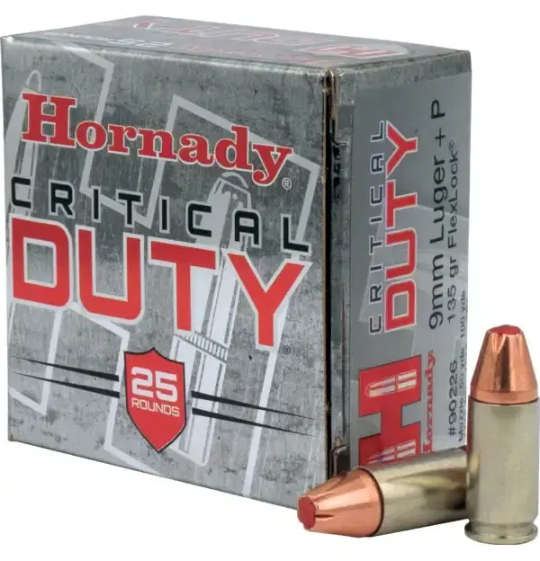 Critical Duty 9mm Luger +P 135 gr FlexLock