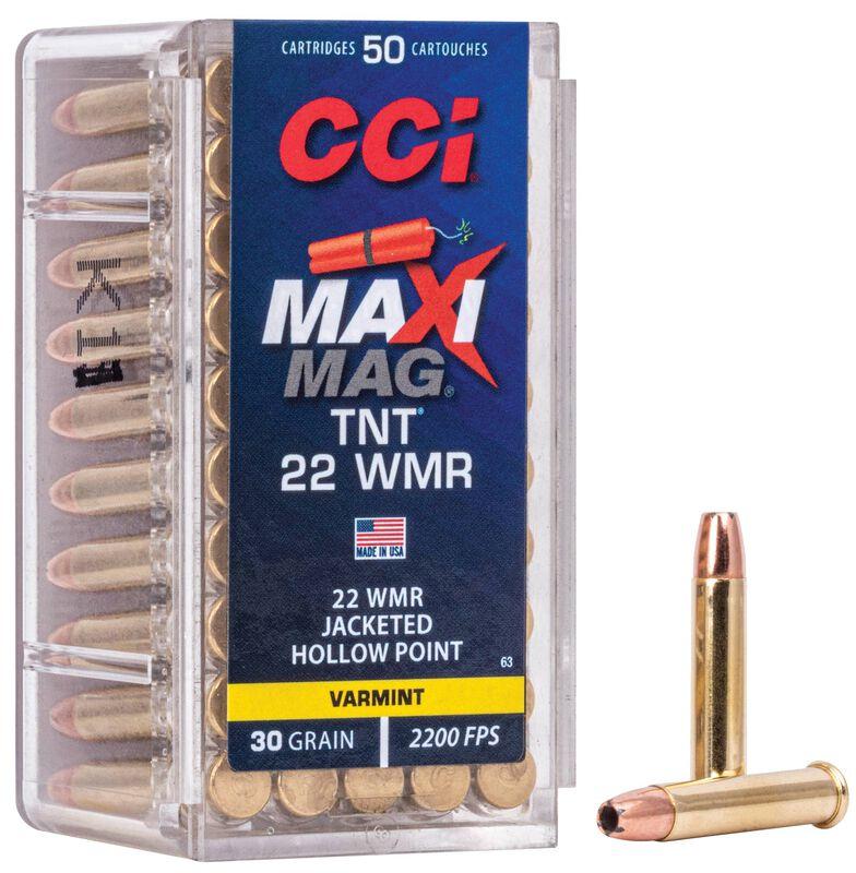 CCI Maxi-Mag TNT .22 WMR 30 gr