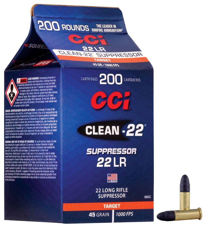 CCI Clean-22 Suppressor .22 l.r. 45 gr