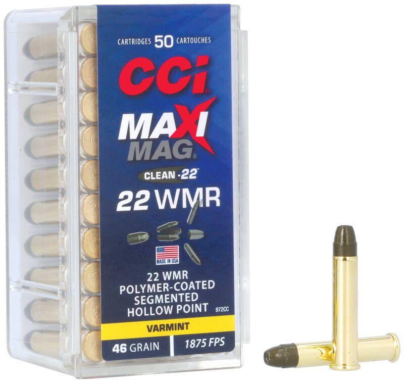 CCI Maxi-Mag Segmented HP .22 WMR 46 gr