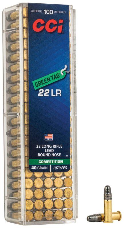 CCI Green Tag .22 l.r. 40 gr LRN